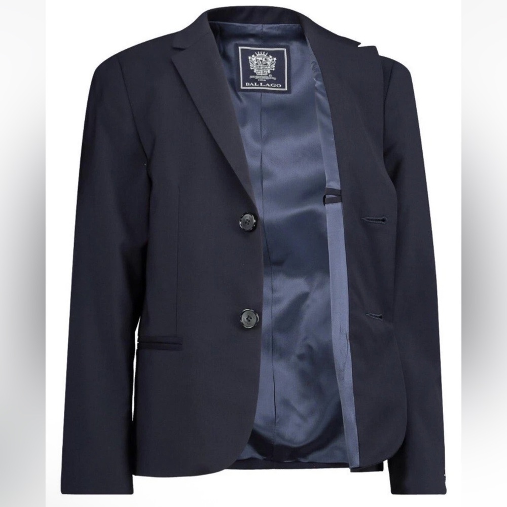 Dal Lago club Italy Dark Blue Blazer virgin wool navy
